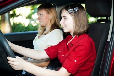 Teen Driver and Friend