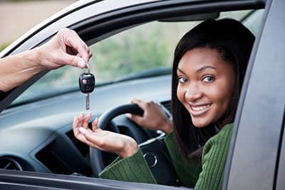 Girl driving